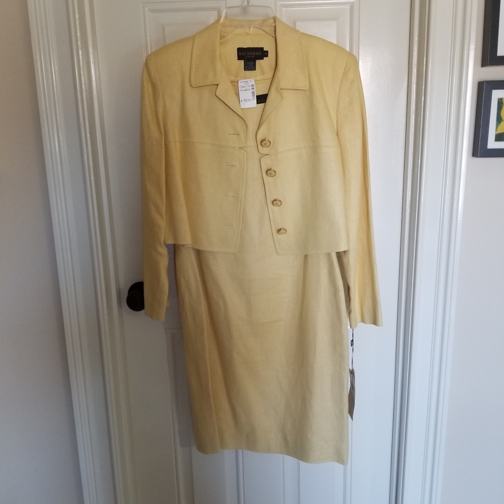NWT K.G. Studio 2pc dress with jacket. Size 6